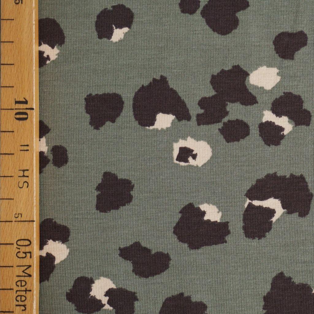 REST Jersey Bambus-Baumwolle Mix Leo salbeigrün